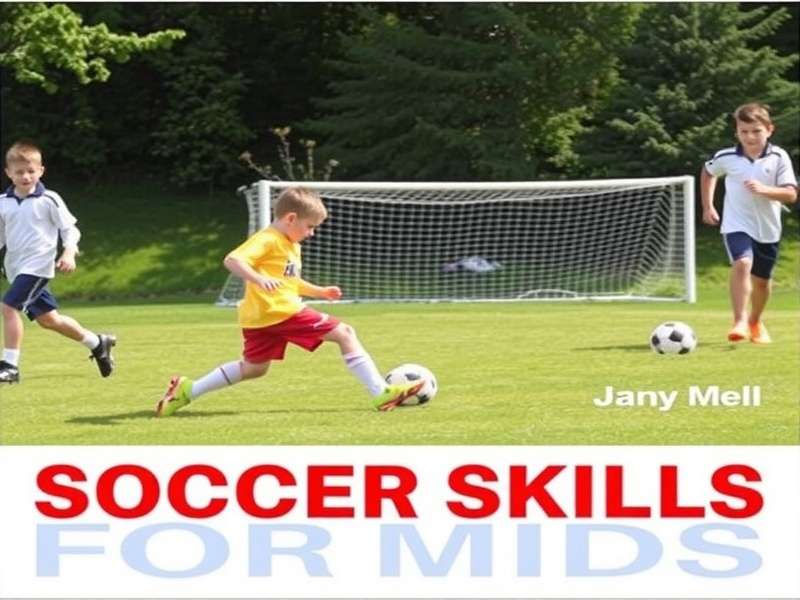 Indian children practicing soccer passing drills on a field