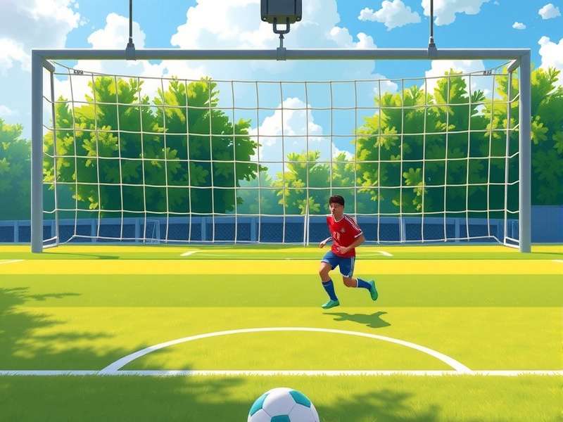 Indian football players training soccer skills on a field