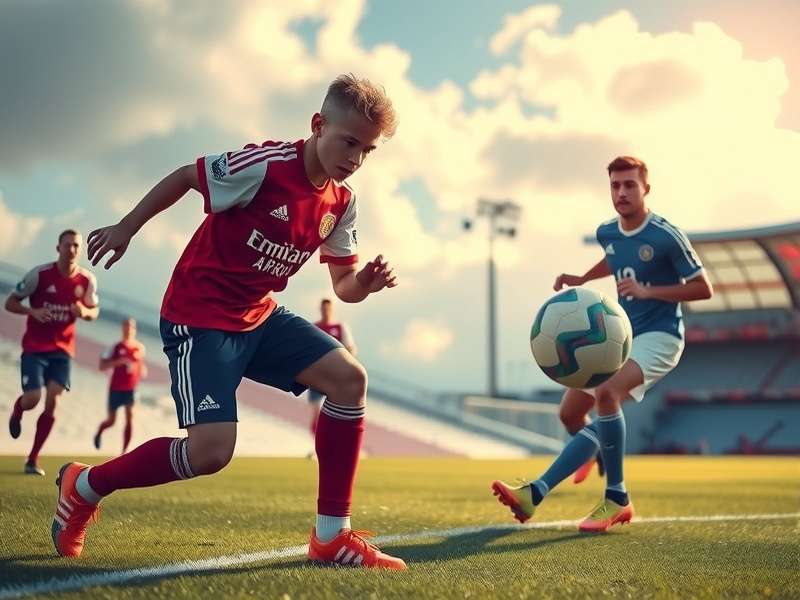 Soccer Skills training session with Indian players practicing drills on a football field