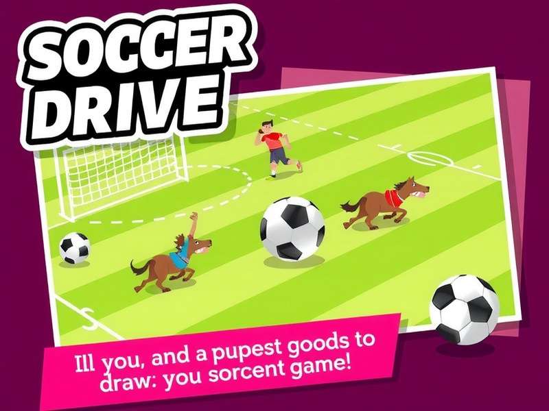 Soccer Drive Draw – precision power shot on goal