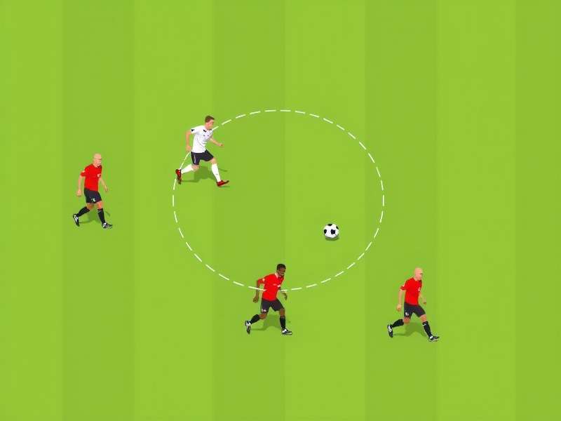 Indian soccer players training with focus on ball control and tactical drills